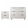 Granville Modern 2-Piece Dresser Set in White