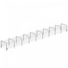 PawHut Extra Long Chicken Tunnel for Outside, 354\" x 39\" Galvanized Steel Chicken Run with Nylon Netting, 10 Arches for 10-15 Chickens or Ducks, Backyard Farm Yard, Silver