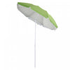 Outsunny 6.7ft Beach Umbrella With Push Button Tilt And Carry Bag, Green
