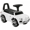 Qaba Bentley Bentayga Licensed Baby Car, Ride On Push Car Foot To Floor Slider With Horn Music, Under-seat Storage, For 18-36 Months, White