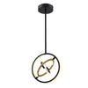 Trilogy Collection 13\" Integrated LED Pendant - Black & Gold