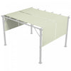 Outsunny 2 Pcs 16 X 4ft Pergola Shade, Uv Protection Pergola Canopy, Khaki