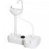 Outsunny Portable Camping Sink Hand Wash Station Basin for Outdoor