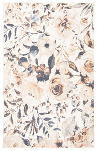 Rosette Ivory Area Rug - 5'0