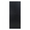 Cornelia Modern 30\" Storage Cabinet in Black (7-Shelf)