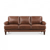 Hydeline Sarina Leather Sofa - Brown