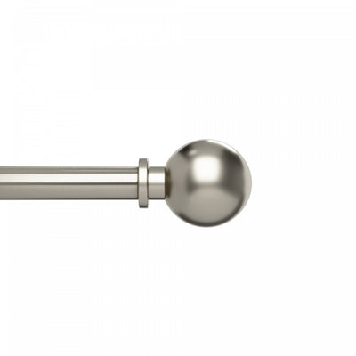 Umbra Bolas Nickel Expandable 1" Curtain Rod - 36"-72" | Tringle à rideaux extensible Bolas de Umbra nickel de 1 po - 36 po à 72 po