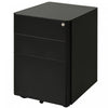 Vinsetto 3 Drawer Filing Cabinet With Lock