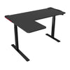 TygerClaw L-Shape Gaming Sit-Stand Desk