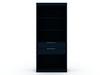 Mulberry Contemporary Modern 36\" Wardrobe Closet in Midnight Blue