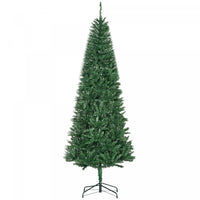 Homcom 7ft Artificial Christmas Tree, Xmas Tree With 865 Branch Tips, Green