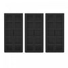 Rivington Modern 38\" Bookcase Cabinet in Black - Set of 3