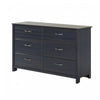 Ulysses 6-drawer Dresser - Blueberry