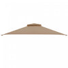 10' X 12' Patio Gazebo Replacement Top Cover 2-tier Canopy Cpai-84 Outdoor Brown