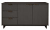 Granville Modern 55\" Sideboard in Charcoal Gray Buffet