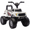 Qaba 12V Kids Ride on Truck Car, Licensed Ford F-150 Electric Car for Kids with Headlight, Horn, Battery Powered Electric Vehicle for Ages 2-5 Boys Girls, White