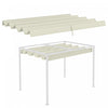 Outsunny Retractable Pergola Roof, Sun Shade Cover For 9.8' X 7.1' Pergola
