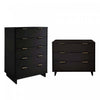 Granville Modern 2-Piece Dresser Set in Black