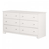 Vito 6-drawer Dresser - Pure White
