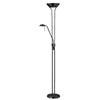 Dainolite Mother & Son Floor Lamp Matte Black Finish