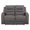 Preston 54 in. Upholstered Power Reclining Loveseat - Grey