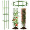 Costway 2-pack Garden Trellis 57\" Plant Support & Tomato Cages With Adjustable Height