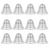 Outsunny 12 Pack Garden Chicken Wire Cloche, Plant Protectors From Animals