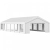 Outsunny 20' X 40' Large Party Tent With 12 Removable Window Sidewalls
