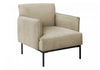 Monarch Specialties - Accent Chair, 33\" H, Upholstered, Living Room, Bedroom, Beige Fabric, Contemporary