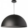 Dainolite Ofelia 1 Light Pendant Large Matte Black Lamp