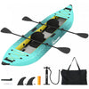 Outsunny 12'6\"x37\" Inflatable Paddle Board for Adults, Yellow and Grey