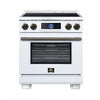 Forno Maximus 30 Inch Induction Range, White, 4.32 cu.ft. - FFSIN0968-30WHT Electric Range