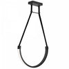 Dainolite Regan LED Pendant 30w Matte Black White Silicone Diffuser Lamp