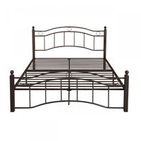 Jackson Metal Bed Frame With Underbed Storage,copper King Bed