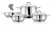 Arimi Bella 7-piece Italian Stainless Steel Cookware Set