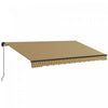 Outsunny 13' X 10' Patio Retractable Awning Sunshade Shelter, Amber