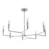 Dainolite Colette 8 Light Chandelier Polished Chrome Lamp