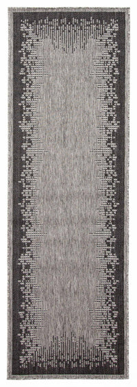 Edge Grey Area Rug - 2'8