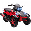 Qaba Kids ATV, 12V 4 Wheeler, Battery Powered Electric Quad, Off-Road Ride-On Toy Car for Kids with Suspension Wheels, Soft Start, LED Lights, Music, Red
