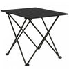 Outsunny Folding Camping Table, Portable Picnic Table With Carry Bag, Black