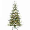 HOMCOM 7ft Prelit Sparse Christmas Tree with Downswept Hinges, Green