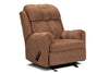 Made in Canada 35\" BChenille Fabric Rocker Reclining Chair - Brown