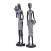 Polystyrene 14\" African Women - Set of 2