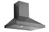 Hauslane 30\" Wall Mount Black Stainless Steel Range Hood - WM-590BSS-30