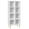 Manhattan Comfort Essex 60.23\" Double Bookcase with 8 Shelves - White & Zebra
