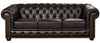 Hydeline Albany Leather Sofa - Caramel