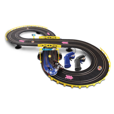 NKOK B/O Sart Sonic & Shadow RC Slot Car Track|Circuit de course à fentes Sart de NKOK avec voitures Sonic et Shadow télécommandées à piles