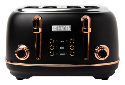 Haden Heritage 4-Slice Toaster - Black Copper|Grille-pain Heritage de Haden à 4 tranches - cuivre noir