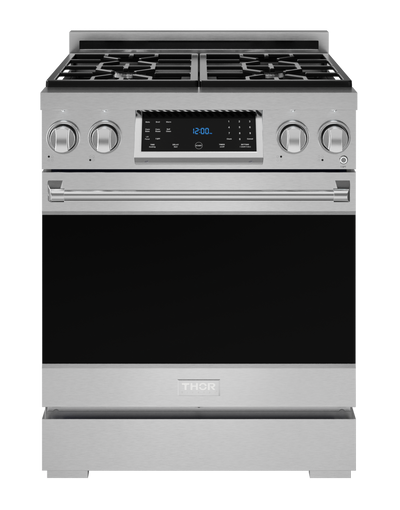 Gordon Ramsay Collection by Thor Kitchen 30" Freestanding Professional Gas Range with Tilt Panel Touch Control - RSG30|Cuisinière à gaz amovible de style professionnel collection Gordon Ramsay de Thor Kitchen de 30 po - RSG30
