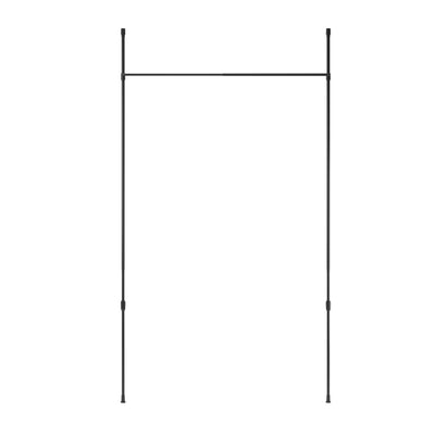Umbra Anywhere Matte Black Expandable Curtain Rod and Room Divider - 36"-66" | Tringle à rideaux et séparateur de pièce extensible Anywhere de Umbra noir mat - 36 po à 66 po